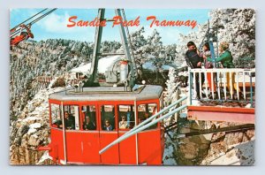 Sandia Peak Tramway Car Albuquerque New Mexico NM UNP Chrome Postcard P4