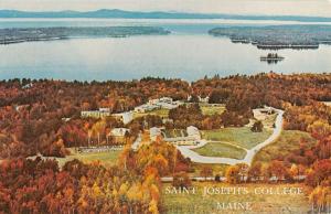 North Windham Maine Saint Josephs College Birdseye View Vintage Postcard K96093