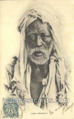 Negro Mendiant African Life 1904 postal marking 1904
