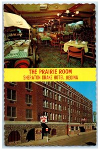 c1960s The Prairie Room Sheraton Drake Hotel Regina Saskatchewan Canada Postcard