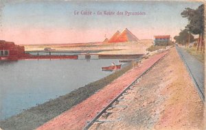 La Route des Pyramides Le Caire Egypt, Egypte, Africa Unused 