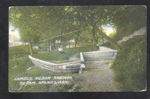 SILOAM SPRINGS ARKANSAS FAMOUS SILOAM SPRINGS VINTAGE POSTCARD 1913