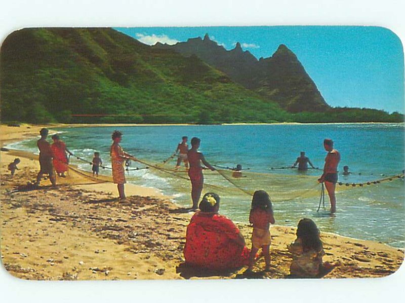 Pre-1980 FISHING SCENE Honolulu Hawaii HI AF5600