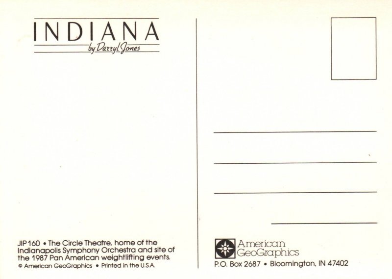 Circle Theatre,Indianapolis,IN