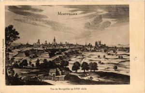 CPA MONTPELLIER - Vue de MONTPELLIER au XVII siécle (510933)