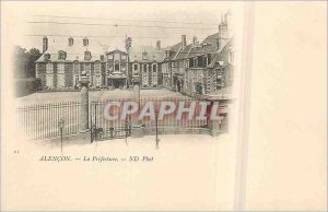 Old Postcard Alencon La Prefecture (map 1900)