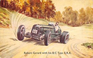 Robert Gerard with his B/C Type ERA Automobile Racing, Race Car Unused 