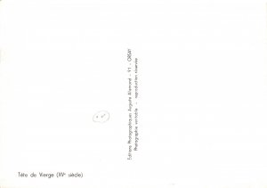 Modern Postcard Tete virgin