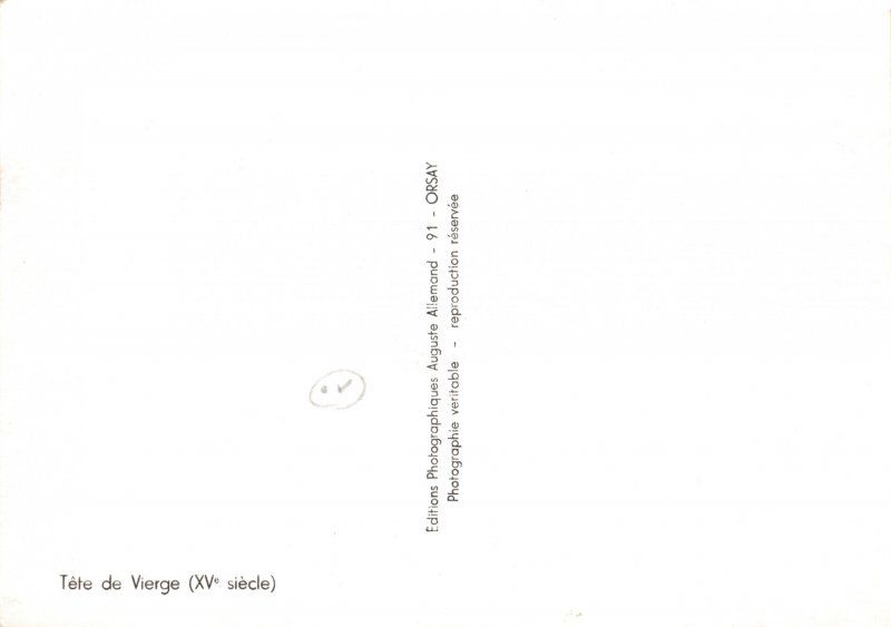 Modern Postcard Tete virgin