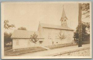 EASTERN SALISBURY PA JERUSALEM UNION CHURCH ANTIQUE REAL PHOTO POSTCARD RPPC