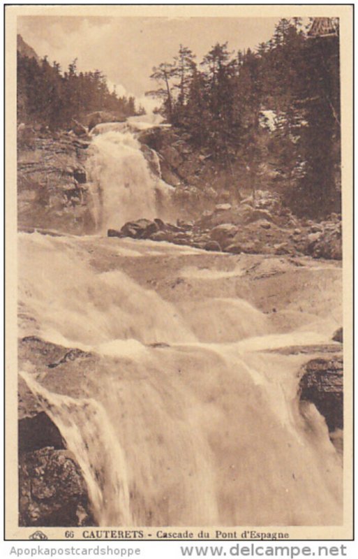 France Cauterets Cascade du Pont d'Espagne