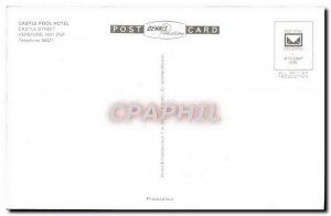 Postcard Modern Castle Pool Hereford