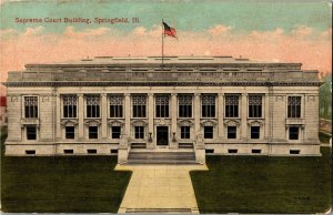 Supreme Court Building, Springfield IL Vintage Postcard X35