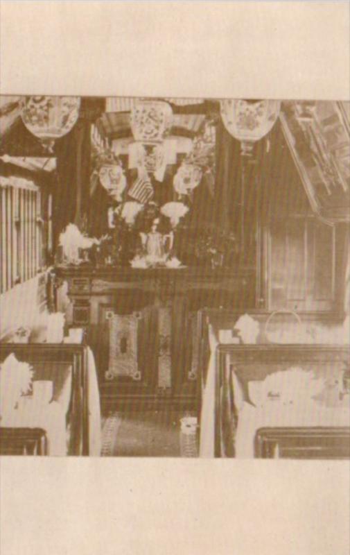 Master Photographers No 49 Interior Of The Pullman Palace Commissary Car