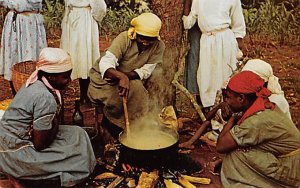 Preparing Corn Meal Furcy Haiti Unused 