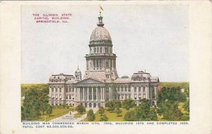 Illinois Springfield The Illinois State Capitol Building