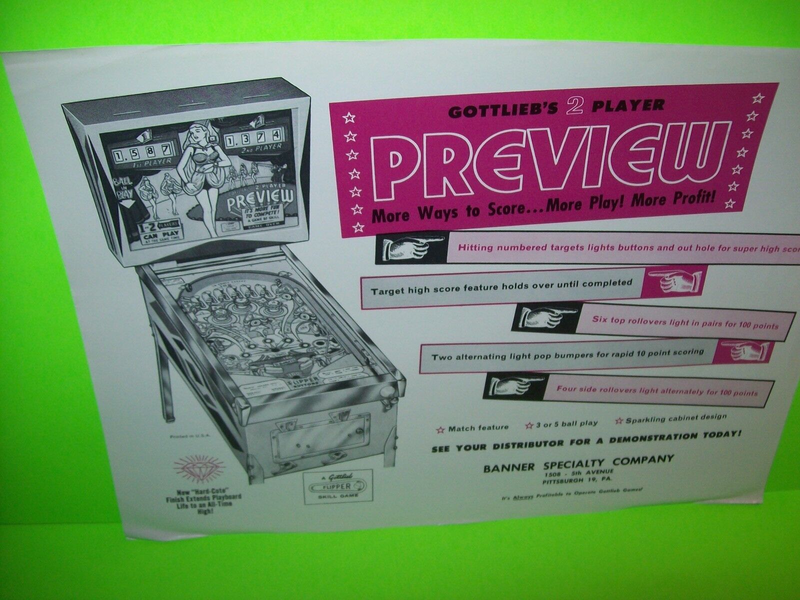 TAITO Game Station Arcade Video Game FLYER Banner 