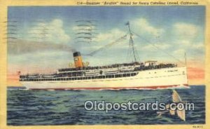 Steamer Avalon, Santa Catalina, CA, CA USA Steam Ship 1941 light wear postal ...