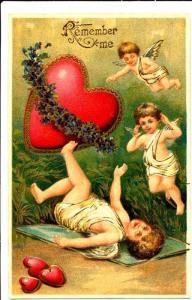 Three Cupids Remember Me Valentine