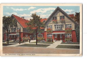 Grand Rapids Michigan MI Postcard 1915-1930 Stratford Arms