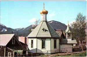 Postcard CHURCH SCENE Juneau Alaska AK AI0256