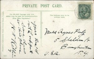 Crystal Beach Ontario Board Walk View c1910 Postcard 