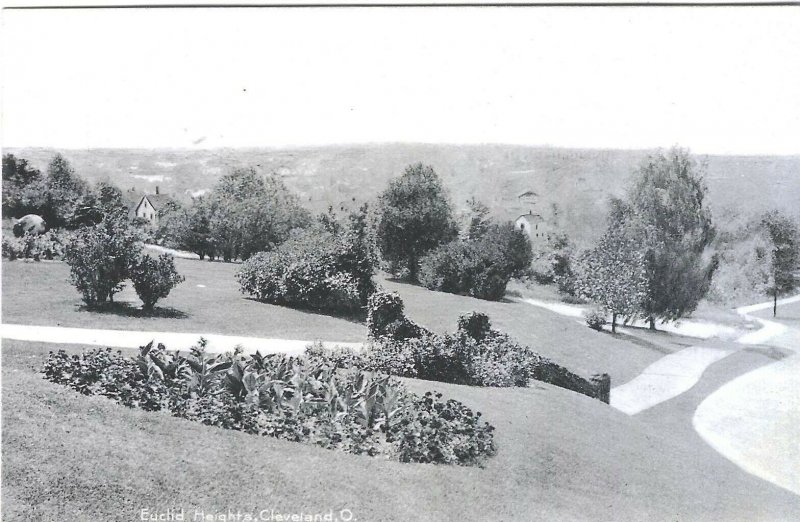 ca 1905, Euclid Heights, Cleveland, Ohio,Rotograph, undivided back postcard