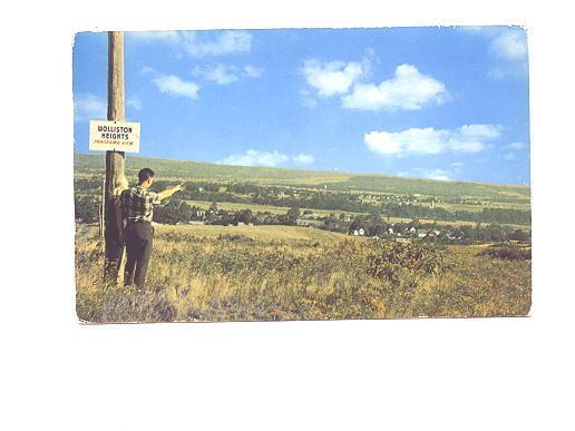 Man at Wolliston Heights Lookoff Truro, Nova Scotia,