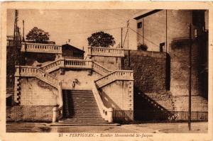 CPA PERPIGNAN Escalier Monumental St-Jacques (375929)