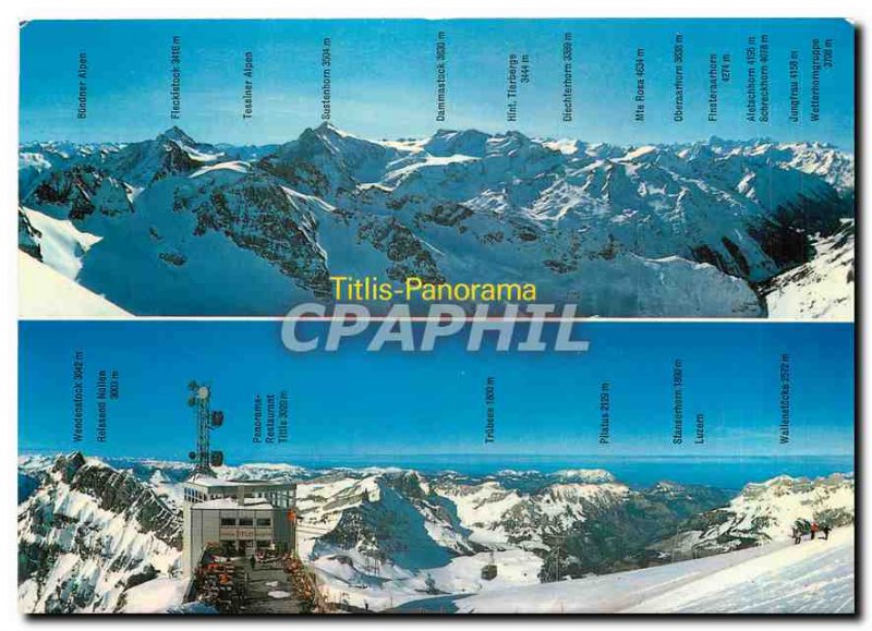 Modern Postcard Panorama Titlis