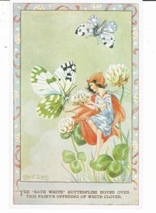 RENE CLOKE FAIRIES BATH WHITE BUTTERFLIES PUBLISHER VALENTINES