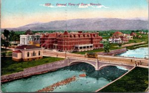 Postcard General View of Reno, Nevada