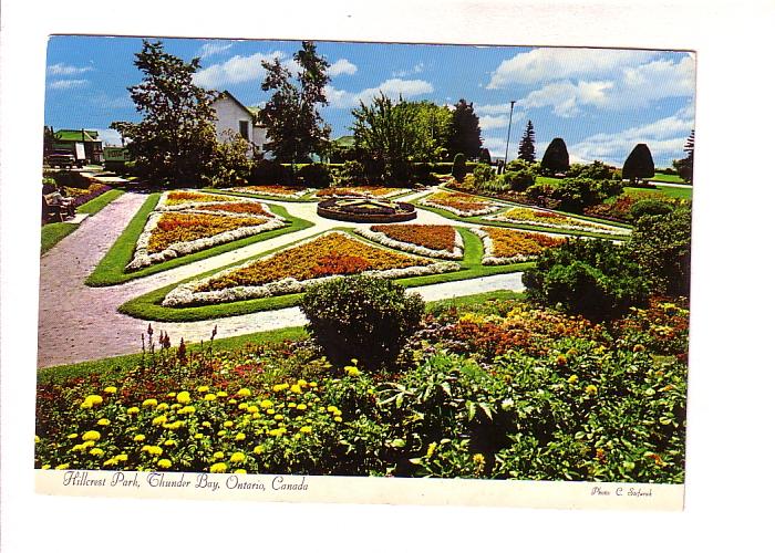 Sunken Gardens at Hillcrest Park, Thunder Bay, Ontario, Photo C Stefurak