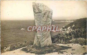 Postcard Modern Plouha C N Beach Bonaparte The Monument of Glory