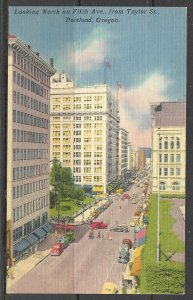 Oregon, Portland - Aerial View - Fifth Avenue - [OR-055]