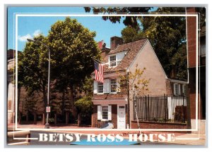 Betsy Ross House Philadelphia Pennsylvania Postcard Continental View Card 