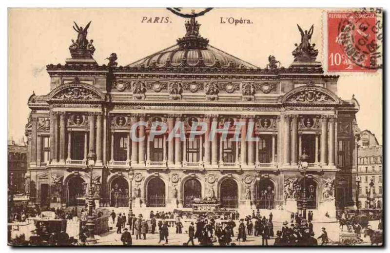 Old Postcard Paris L & # 39opera