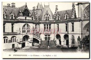 Old Postcard Pierrefonds Chateau Belfry