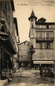 CPA FIGEAC - Place Carnot - Maison Anglade (654092)