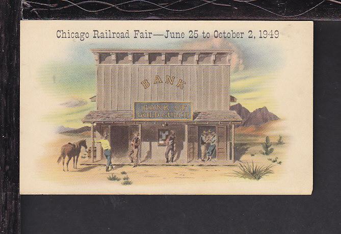 Chicago Railroad Fair,1949 Postcard BIN 