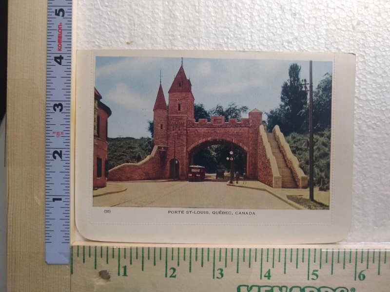 Postcard St. Louis Gate, Quebec City, Canada 