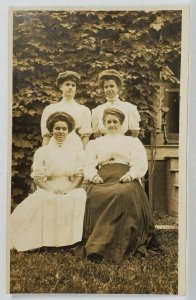 Rochester NY Skinner Family Emma & Daughters c1915 Klingenberger Postcard R2