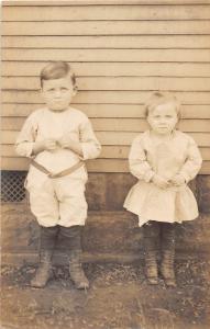 B41/ Washington Court House Ohio Postcard Real Photo RPPC People Children 7