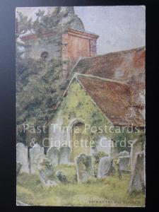 c1907 Hampshire: Brockenhurst Church - Artist impression