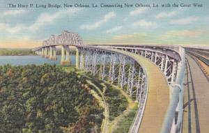 Louisiana New Orleans The Huey P Long Bridge Curteich