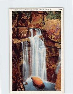 Postcard Paradise Falls, Lost River, White Mountains, Woodstock, New Hampshire