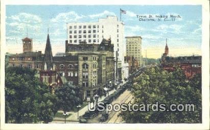 Tryon Street in Charlotte, North Carolina