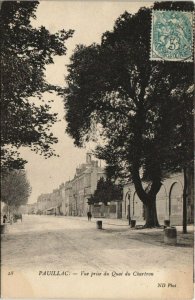 CPA PAUILLAC-Vue prise du Quai du Chartron (28482)