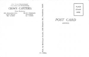 Crown Cafeteria Long Beach CA