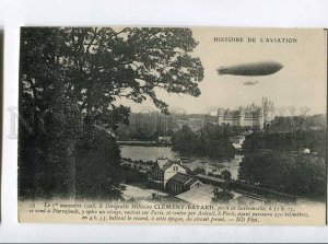 415303 Aviation history FRANCE airship dirigible Clement-Bayard Vintage postcard